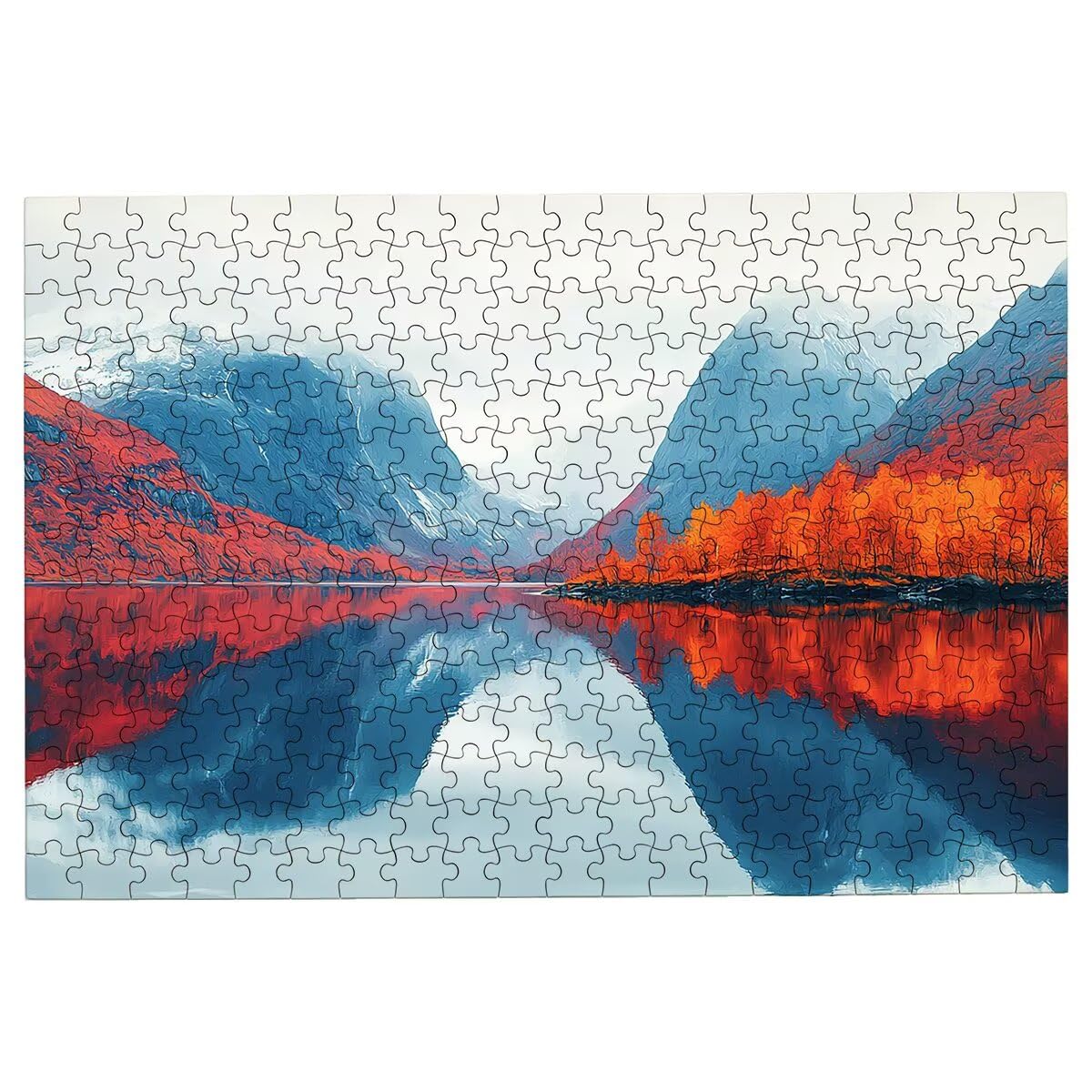 Puzzle 1500 sztuk krajobrazy, drewniane puzzle górskie, klasyczne wyzwanie puzzle dla całej rodziny, zabawki puzzle litery na plecach, oryginalne prezenty dla mężczyzn -2357