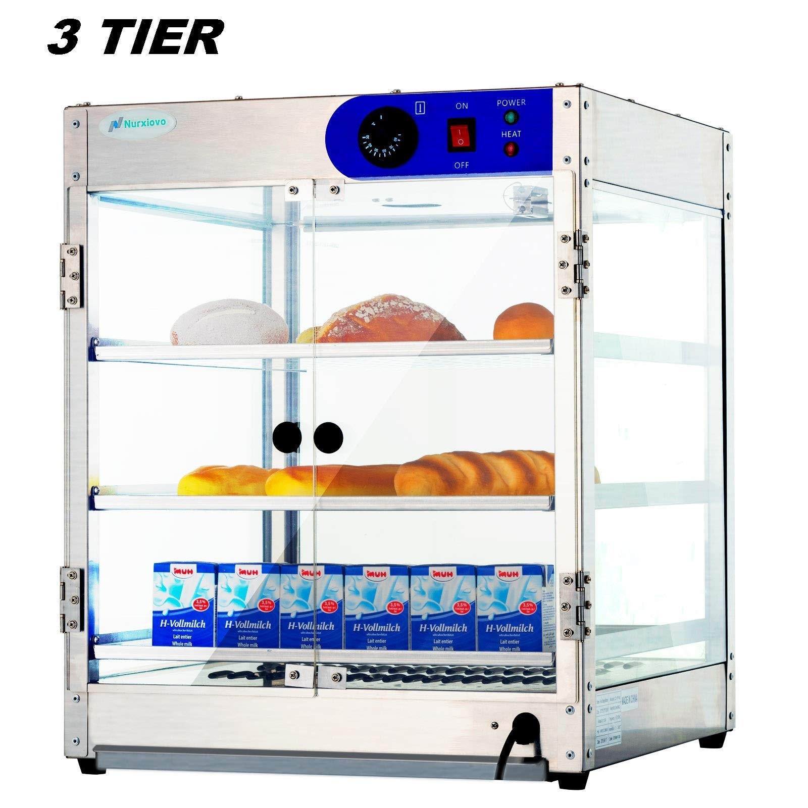 Buy 24 Inch Commercial Countertop Hot Food Warmer Display Case for