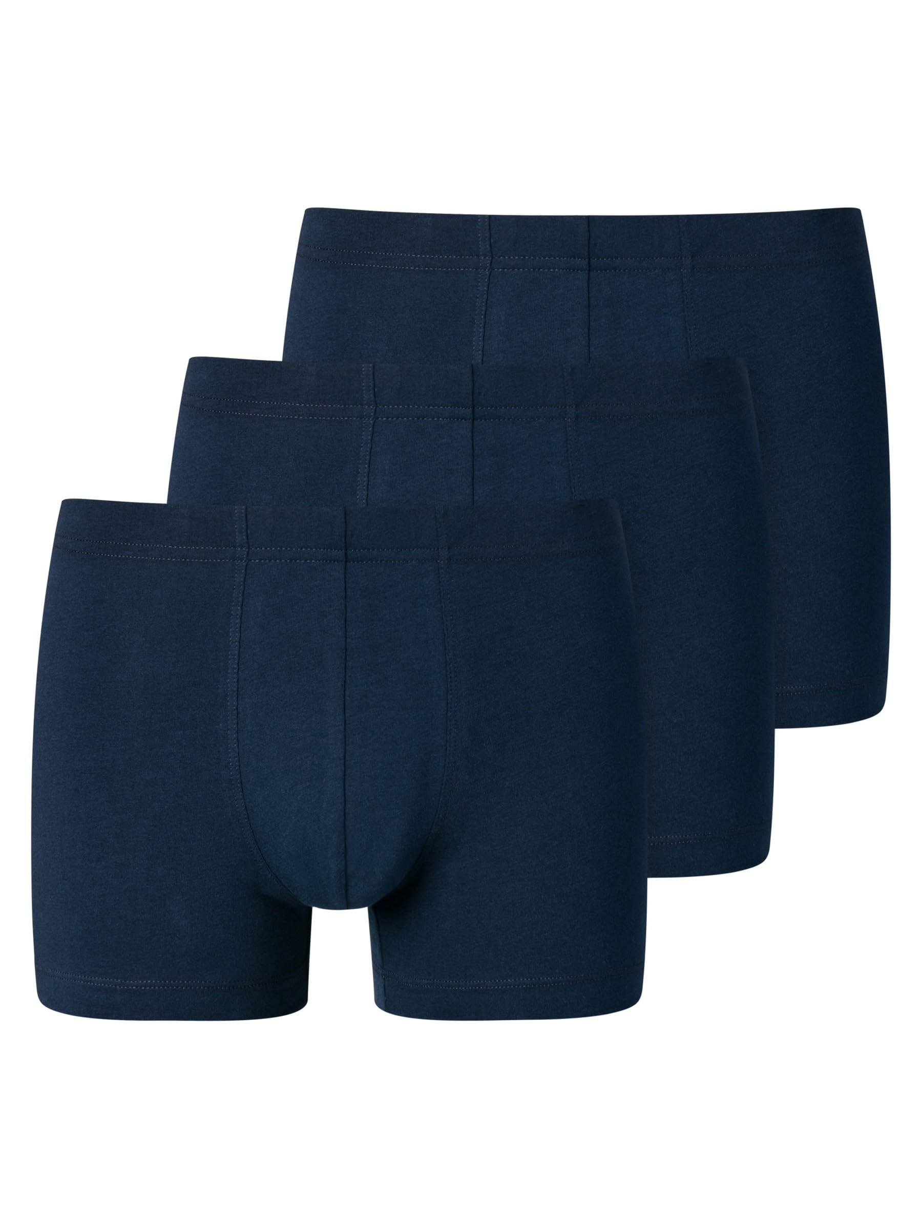 Schiesser Herren 3 PACK Unterwäsche Shorts mit weichem Bund Bio Baumwolle - 95/5 Organic
