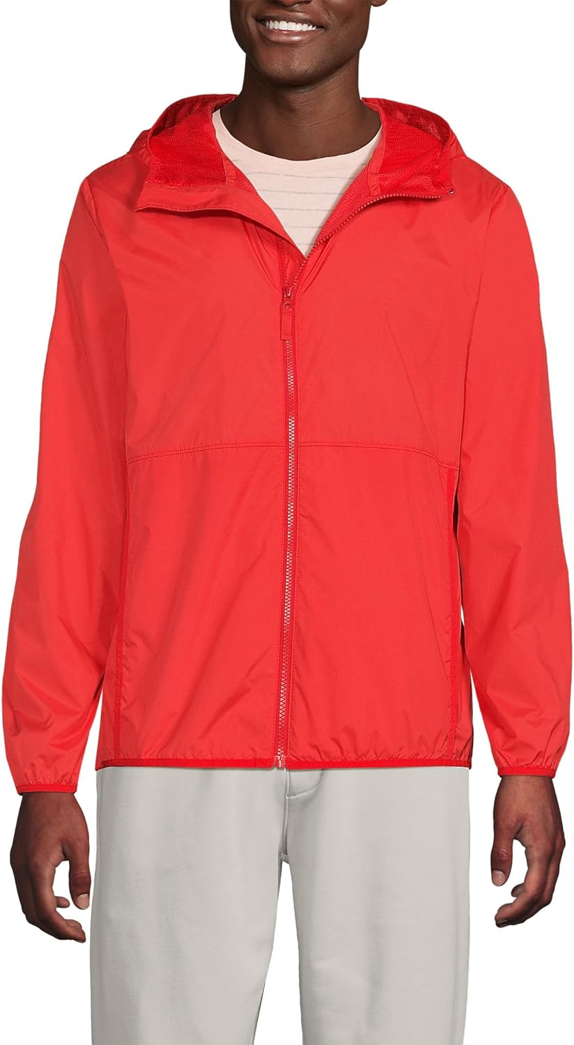 Lands' End Men's UPF 50 Windbreaker Jacket