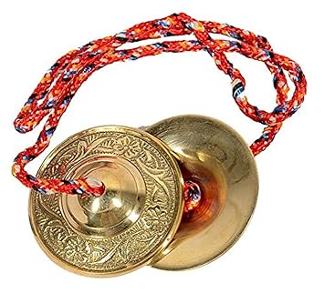 Skywalker Handmade Percussion Instrument - Hand Cymbals Brass Manjira Manjeera - Indian Musical Instrument - image, photos