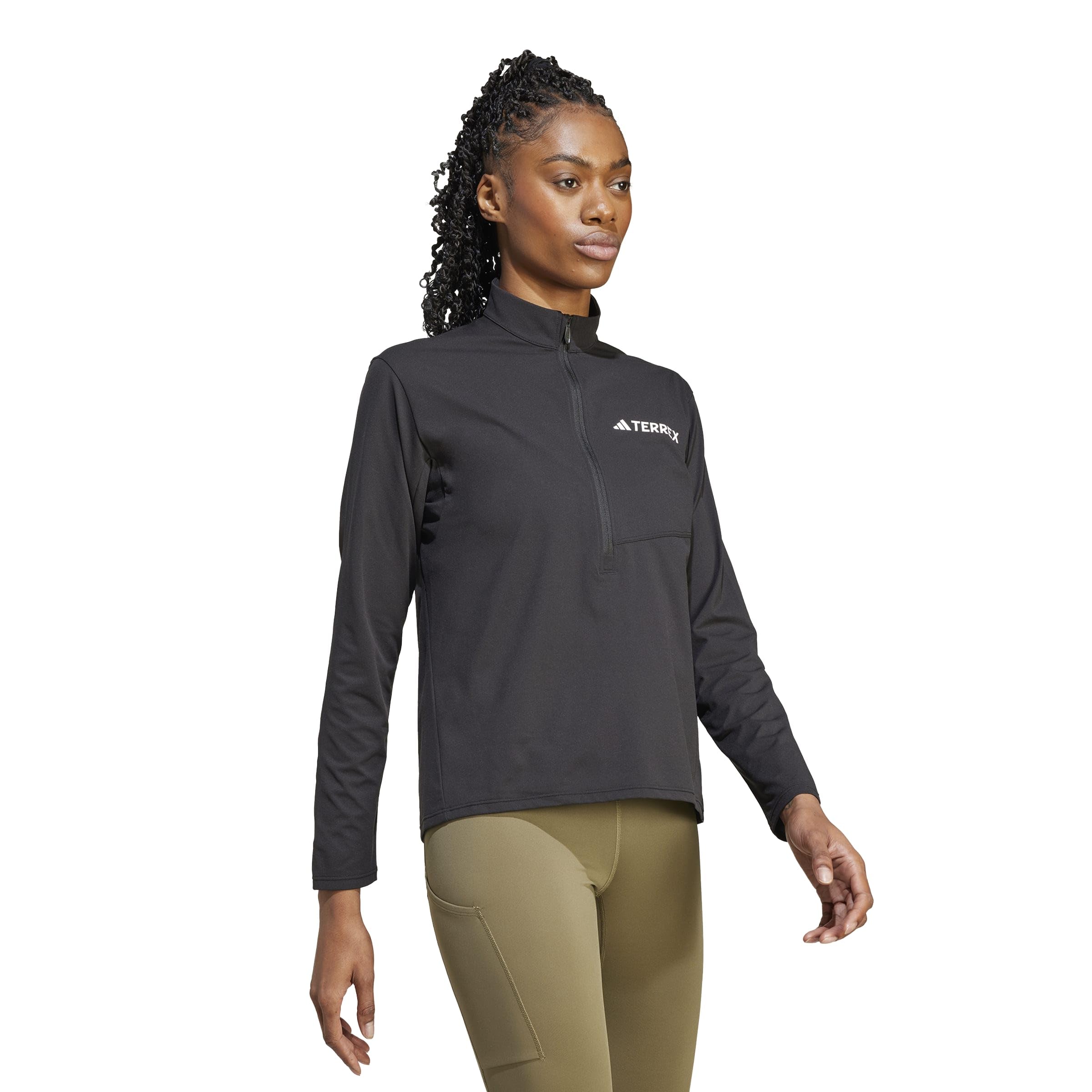 adidas Women's Camiseta Manga Larga Terrex Multi Climacool 1/2 Zip
