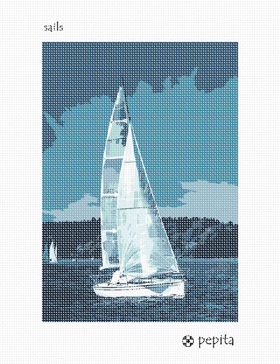 Pepita Needlepoint Canvas: Sails, 7