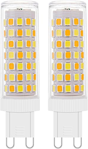 I-SHUNFA Bombillas LED G9 inteligentes Wi-Fi, compatibles con AlexaGoogle Assistant, regulables, blanco cálido a blanco frío, brillo ajustable