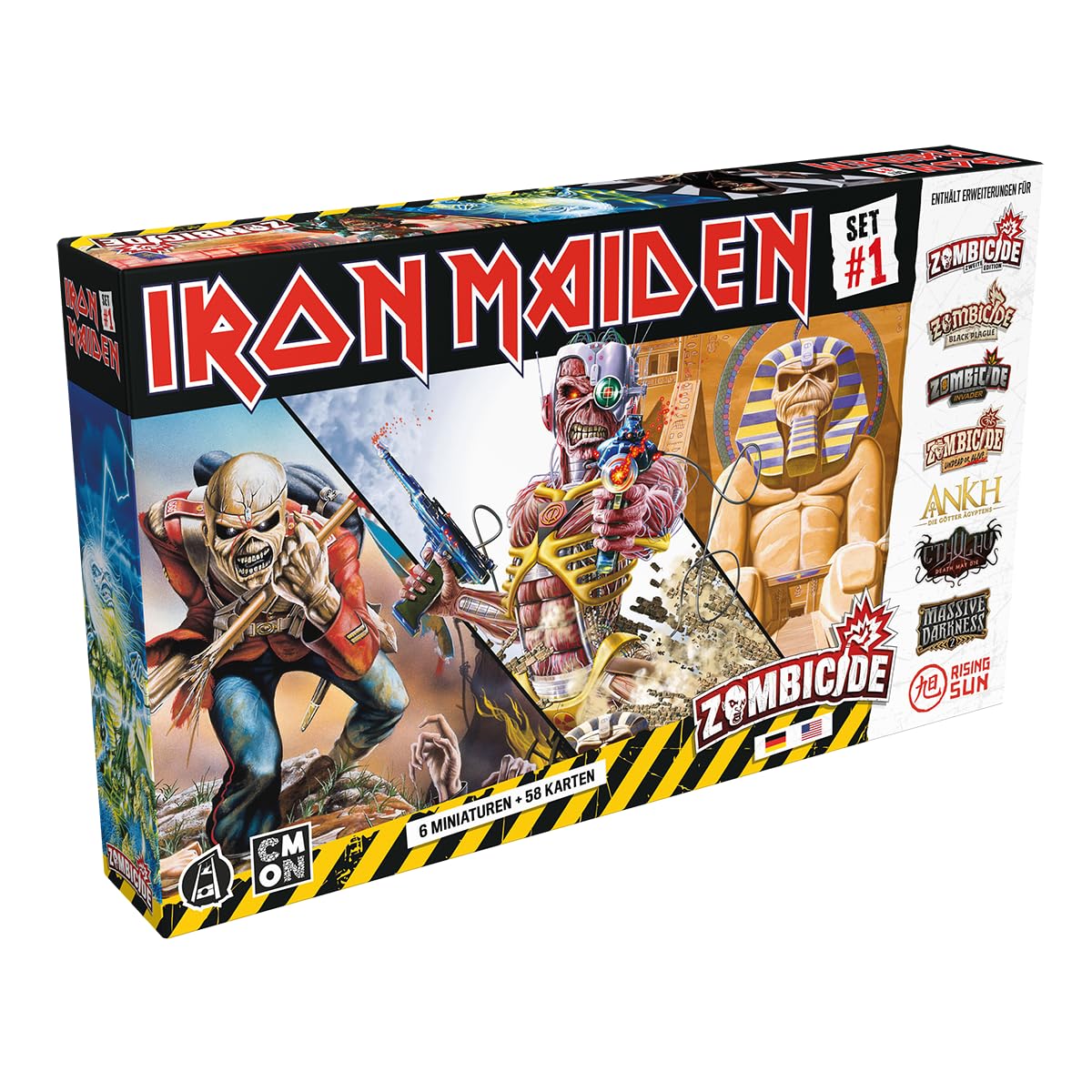 Asmodee gmbH Zombicide: Iron Maiden Charackter Pack 1