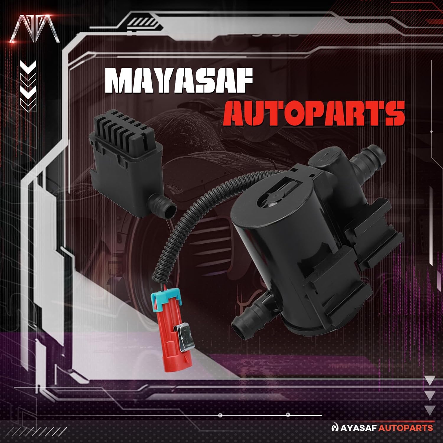 MAYASAF 911-237 Vapor Canister Vent Solenoid Valve - Fit for Chevy Silverado 1500/2500/3500 & Classic, GMC Sierra 1500/2500/3500 & Classic