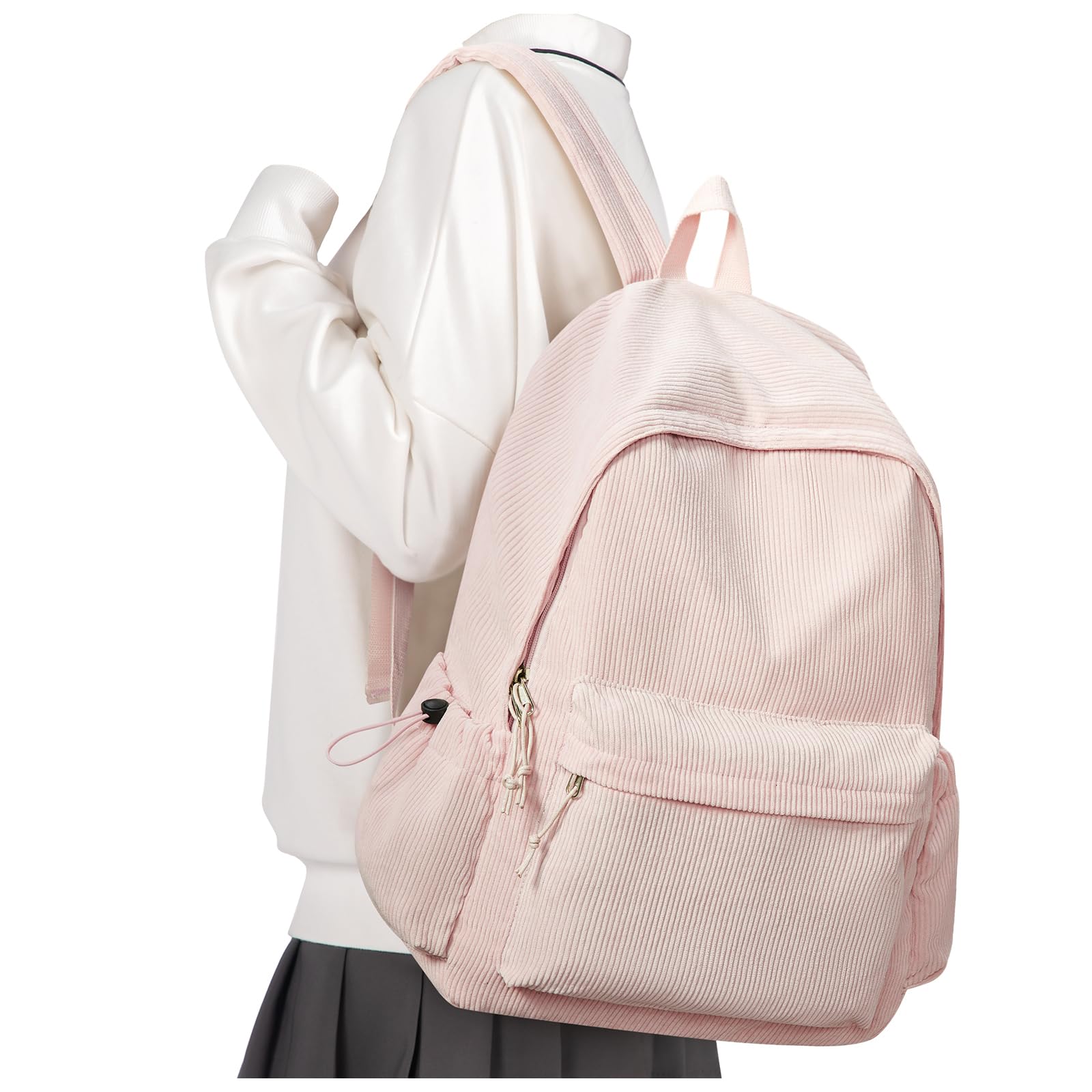 suradar Schulrucksack Teenager Mädchen Laptop Rucksack, Rucksack Laptop Tasche 14 Zoll, Rucksack Damen Wasserdicht, Backpack Daypack für Schule, Fahrradfahren, Freizeit und Reise
