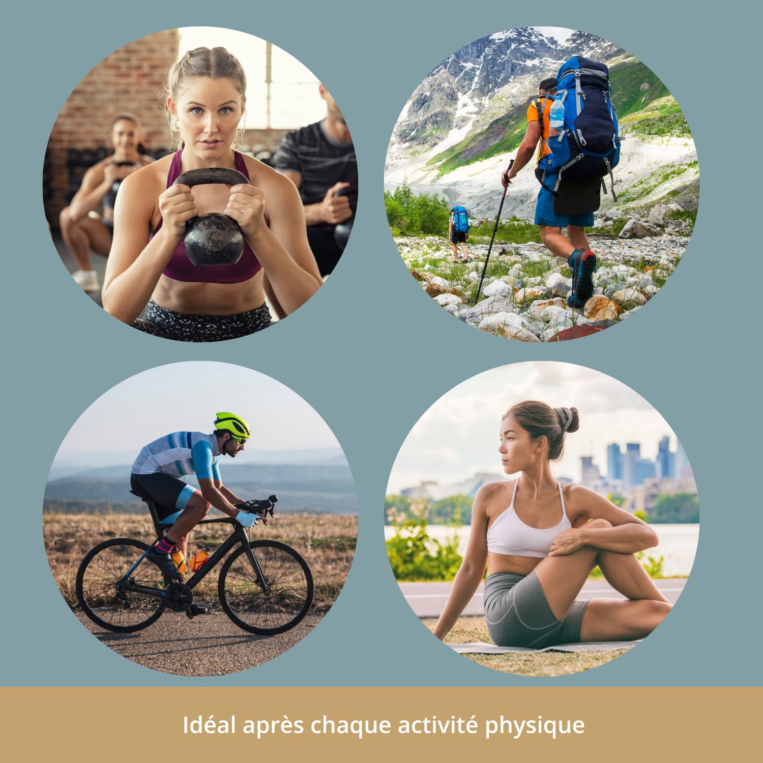 Refit Horse Balm XXL 500 ml | Gel Anti-Douleur Extra, combinaison équilibrée de tourbe et d'herbes, châtaigne, pour le dos, les muscles, pour la circulation sanguine et la régénération
