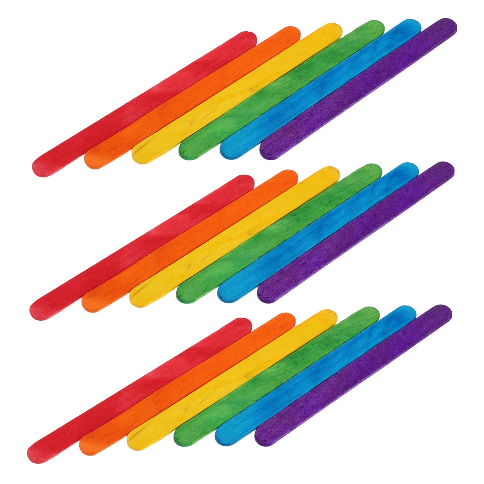 500 Palitos de Madera para Manualidades de Colores Palitos de Helado Seguros para Actividades Creativas Infantiles en Aulas y Proyectos Artesanales