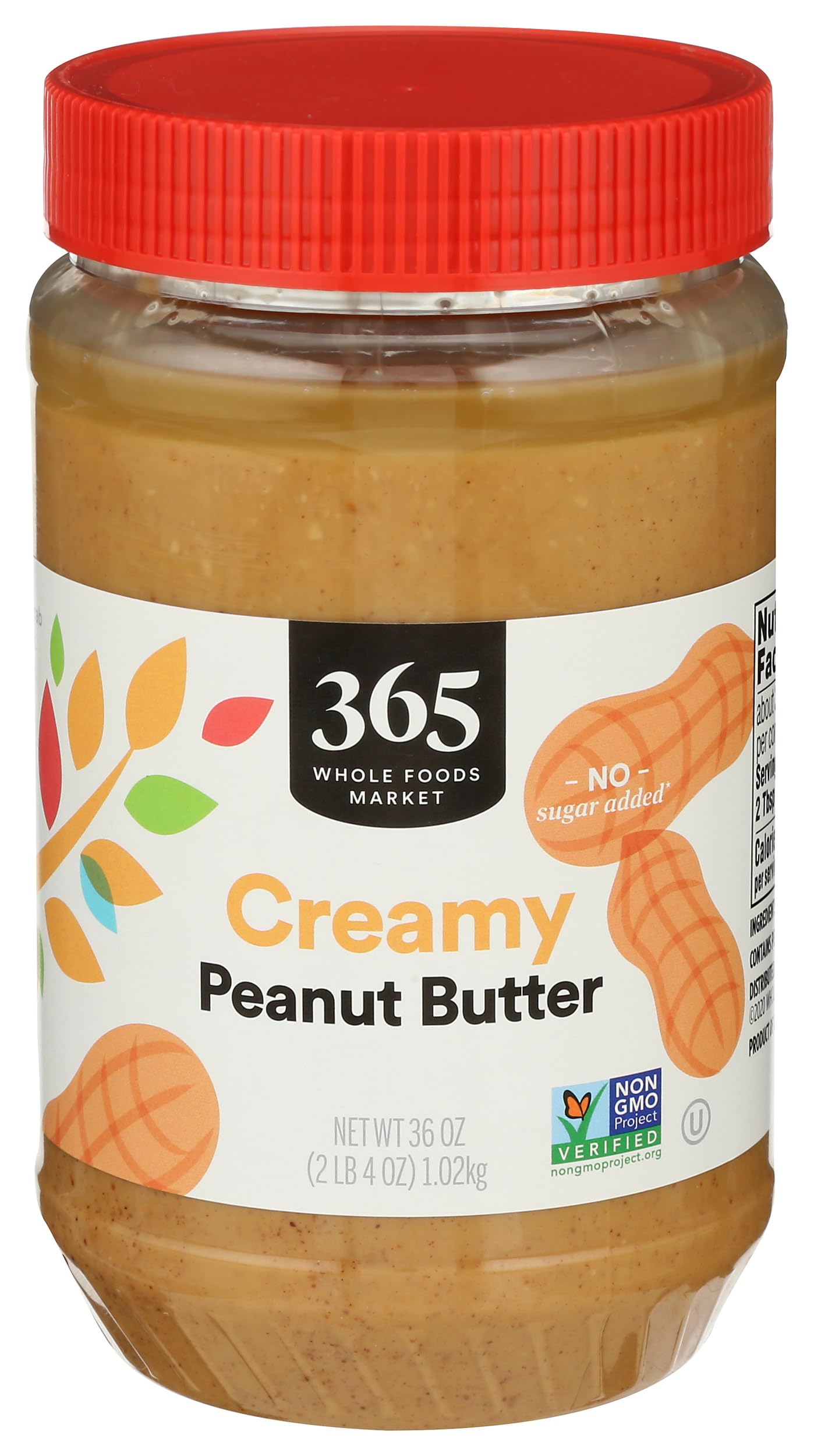 365 by Whole Foods Market, Creamy Peanut Butter With Salt, 36 Ounce