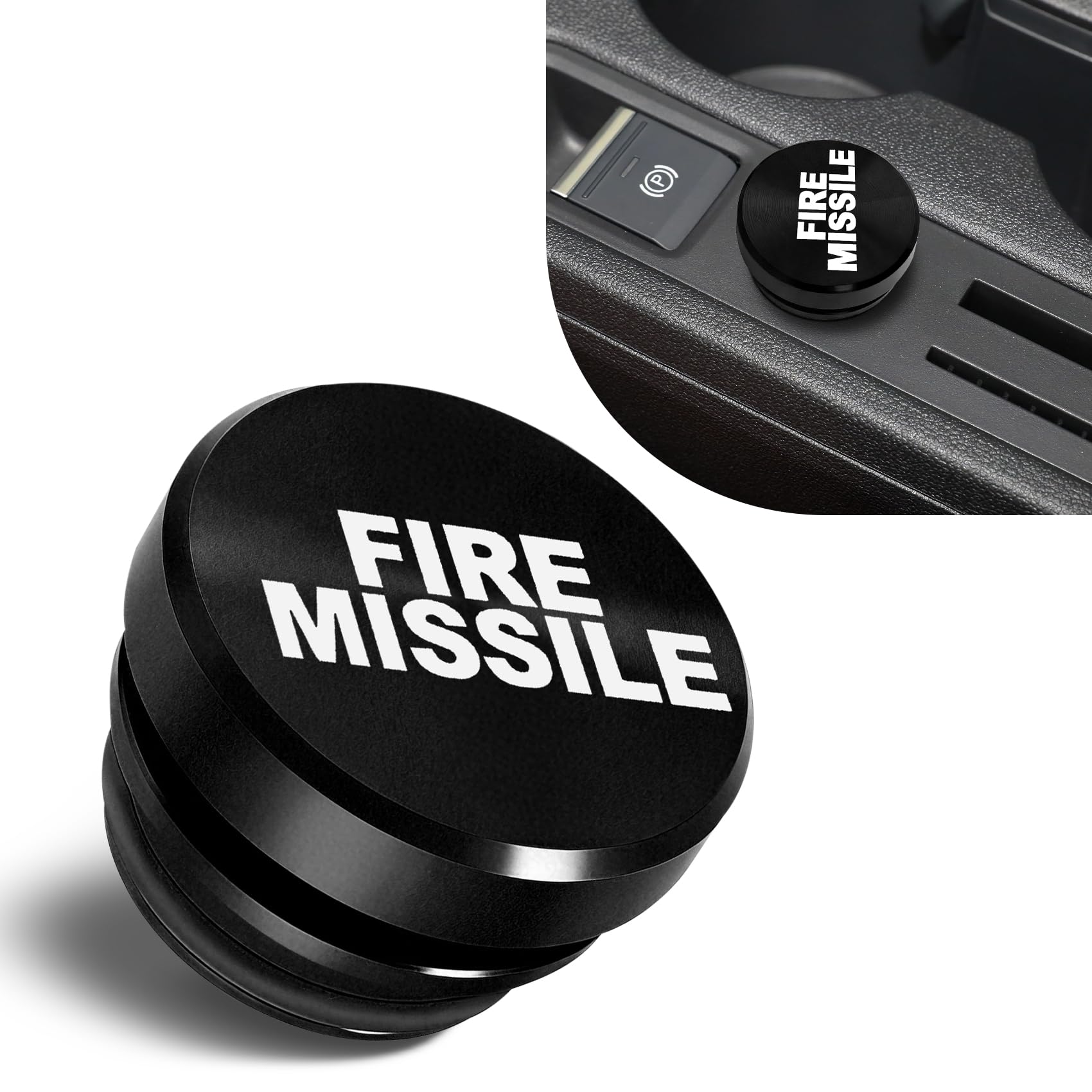 Car Cigarette Lighter Plug Cover, Cigarette Lighter Cap, Aluminum Power Outlet Protective Cover, Waterproof Plug Cap for Auto Boat with Standard 12 Volt Power Source