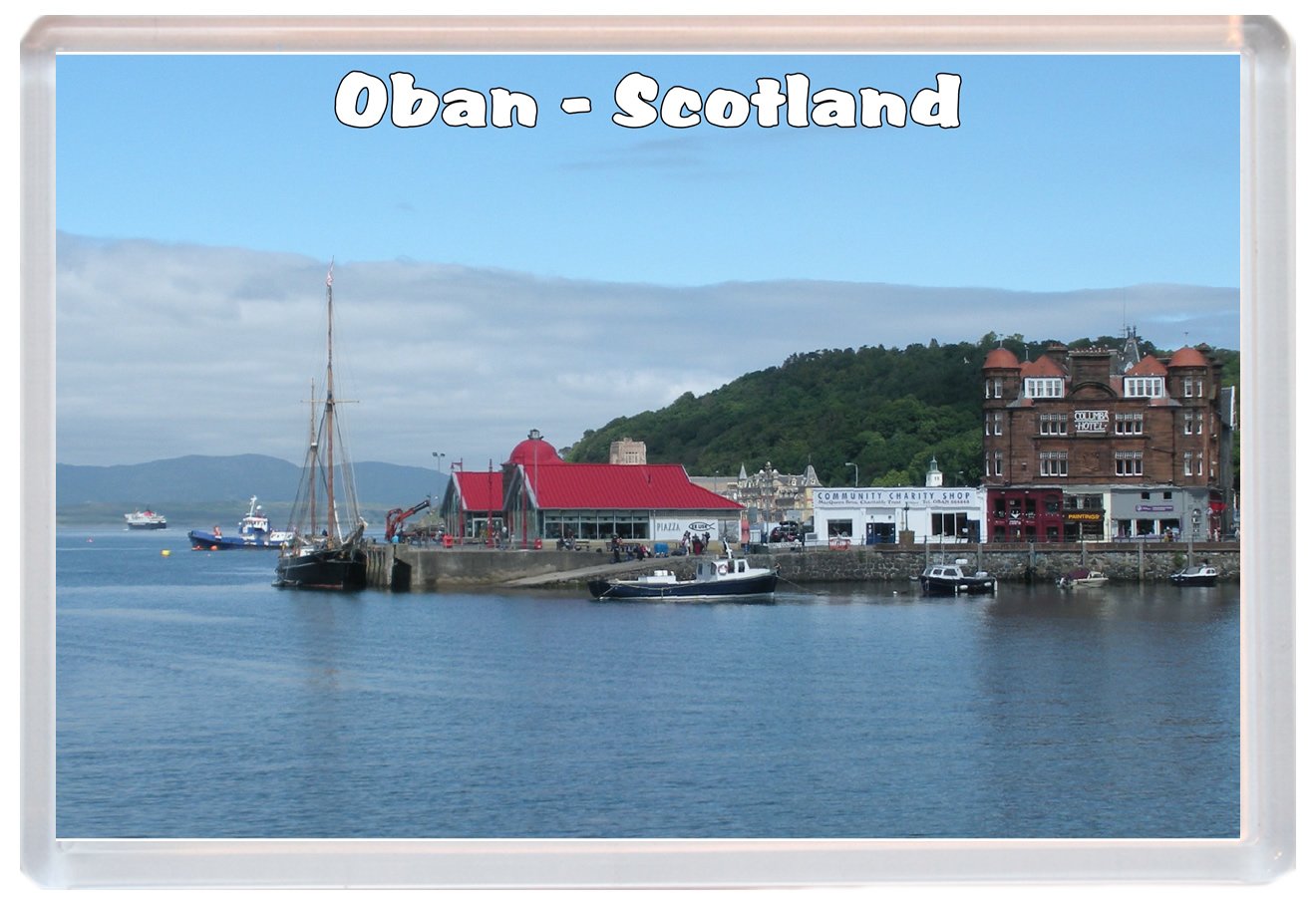 Baked Bean Store Oban - Scotland - Jumbo Fridge Magnet Bbsm505