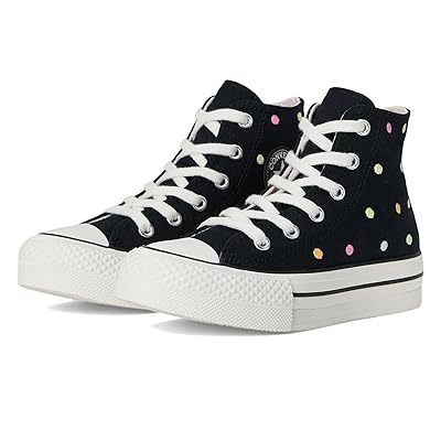 Converse Kids Chuck Taylor All Star Eva Lift (Little Kid) Kids Shoes Black/Vintage White/Egret