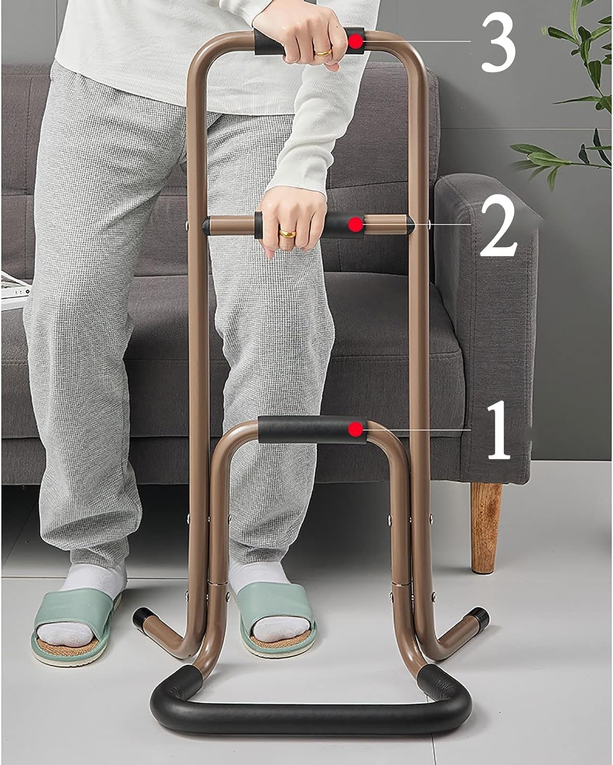 Barra di sostegno per letto e sedia per anziani e disabili, maniglia di sicurezza per mobilità e supporto in piedi nella vita quotidiana