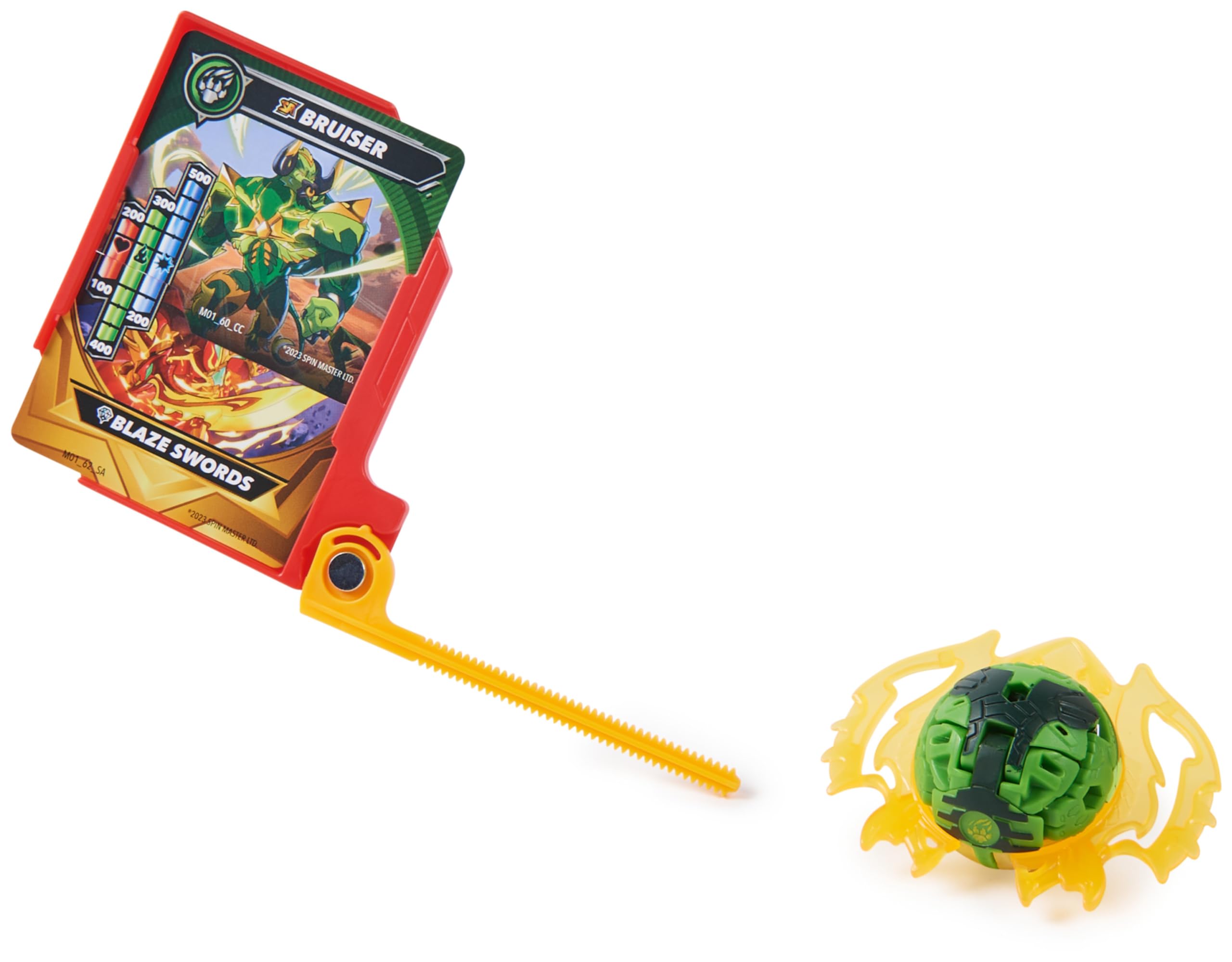 BAKUGAN 3.0 - Battle Pack - Hammerhead, Titanium Dragonoid, Nillious, Bruiser Special Attack et 1 Dragonoid, 2 Anneaux, 1 Carte Lanceur Et 12 Cartes - Collection - Jouet Enfant 6 Ans Et +