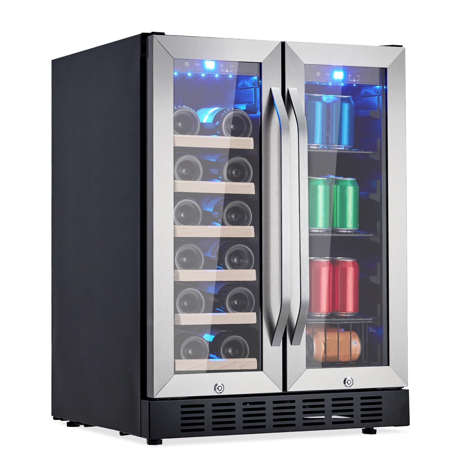 GarveeHome Beverage Cooler Black