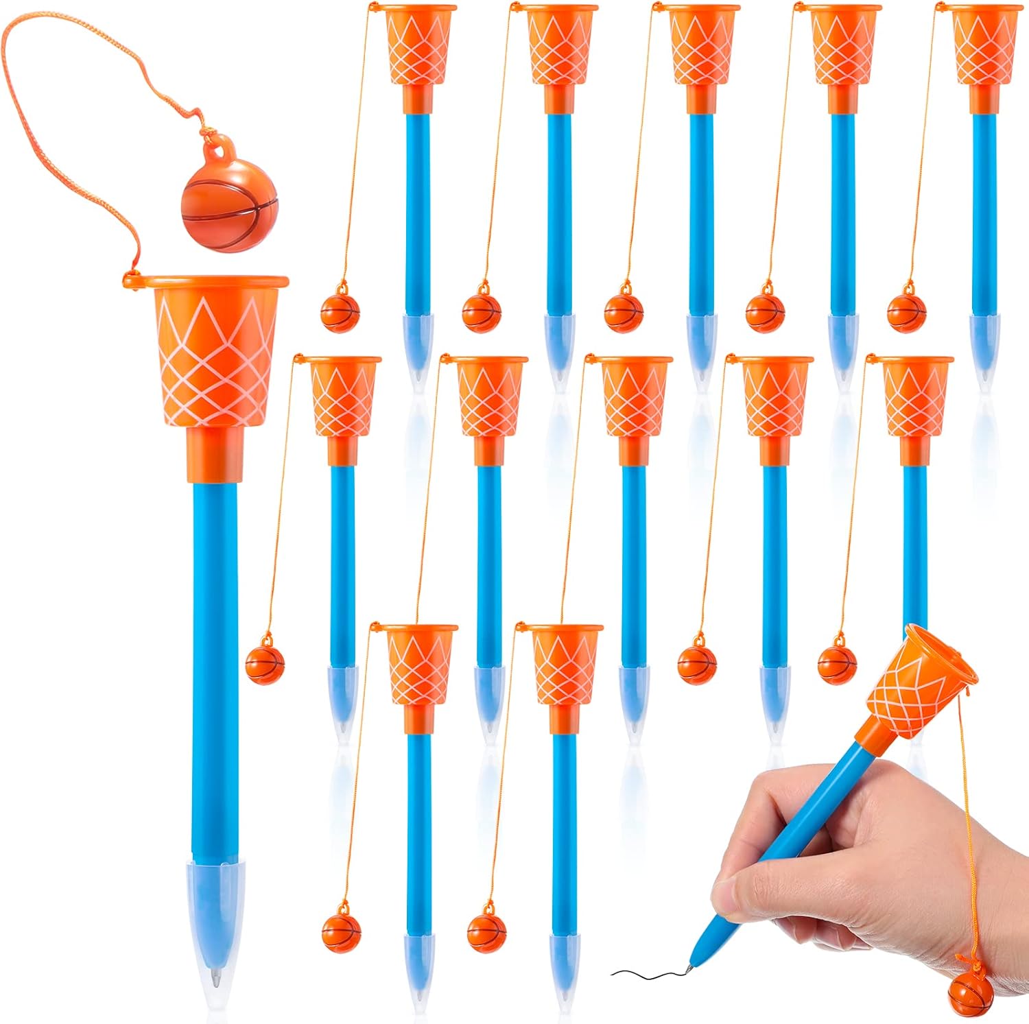 20 Pcs Basketball Hoop Pens Basketball Party Favors with