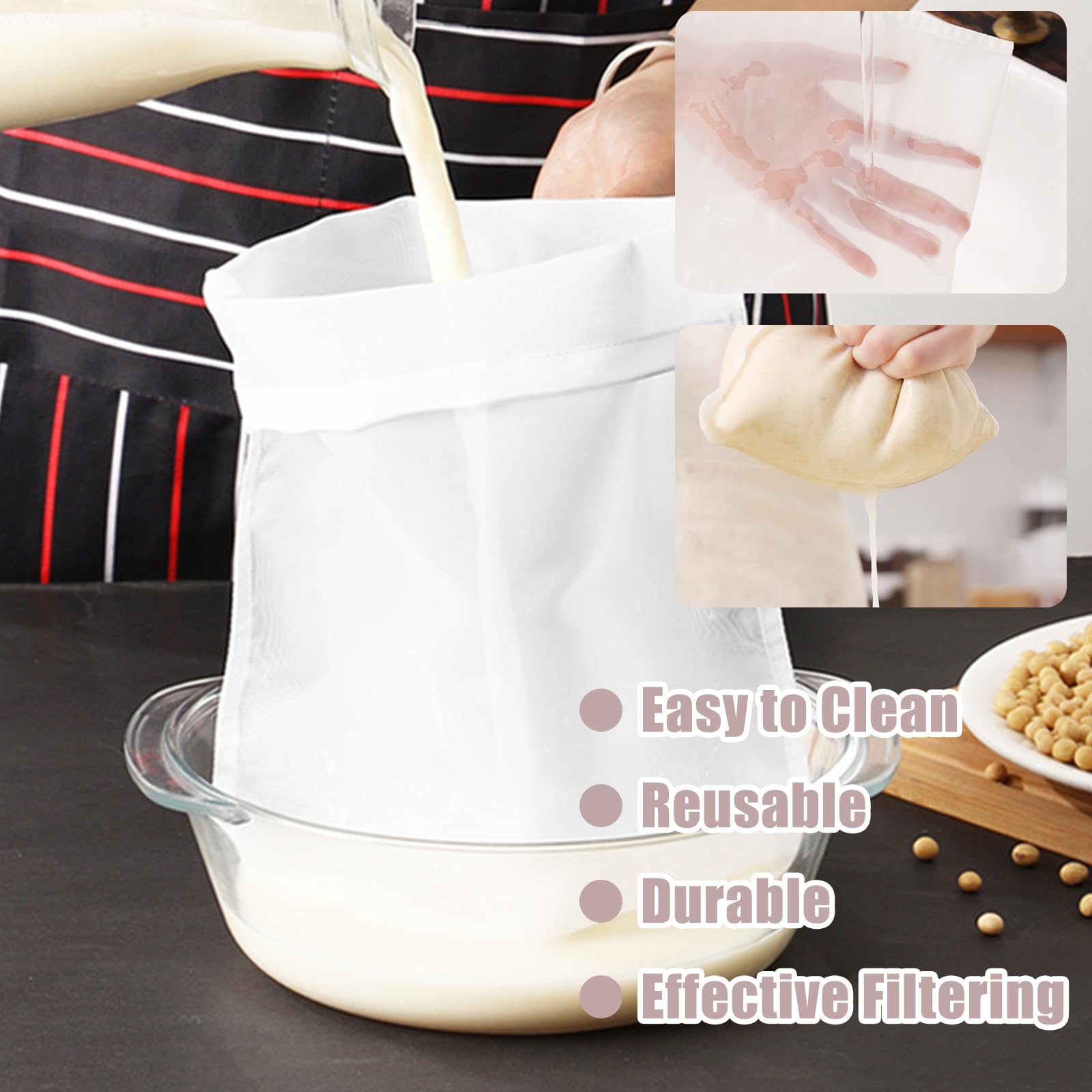 6 sztuk chusteczek do sera sitko sitko filtry do herbaty drobna siatka sitko nylonowe sitko do żywności ze sznurkiem do sitka do sera grecki jogurt herbata sok kawa owoce tofu 30 x 20 cm