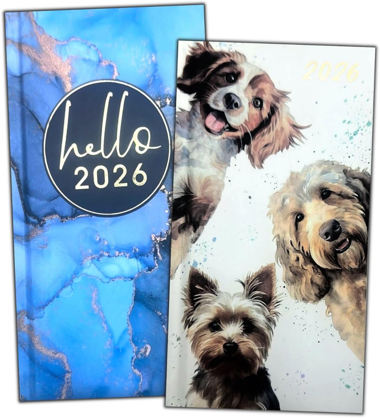2024 Diary Pocket Size Week to View Diaries Full Year Journal Calendar Planner (Green Flowers)