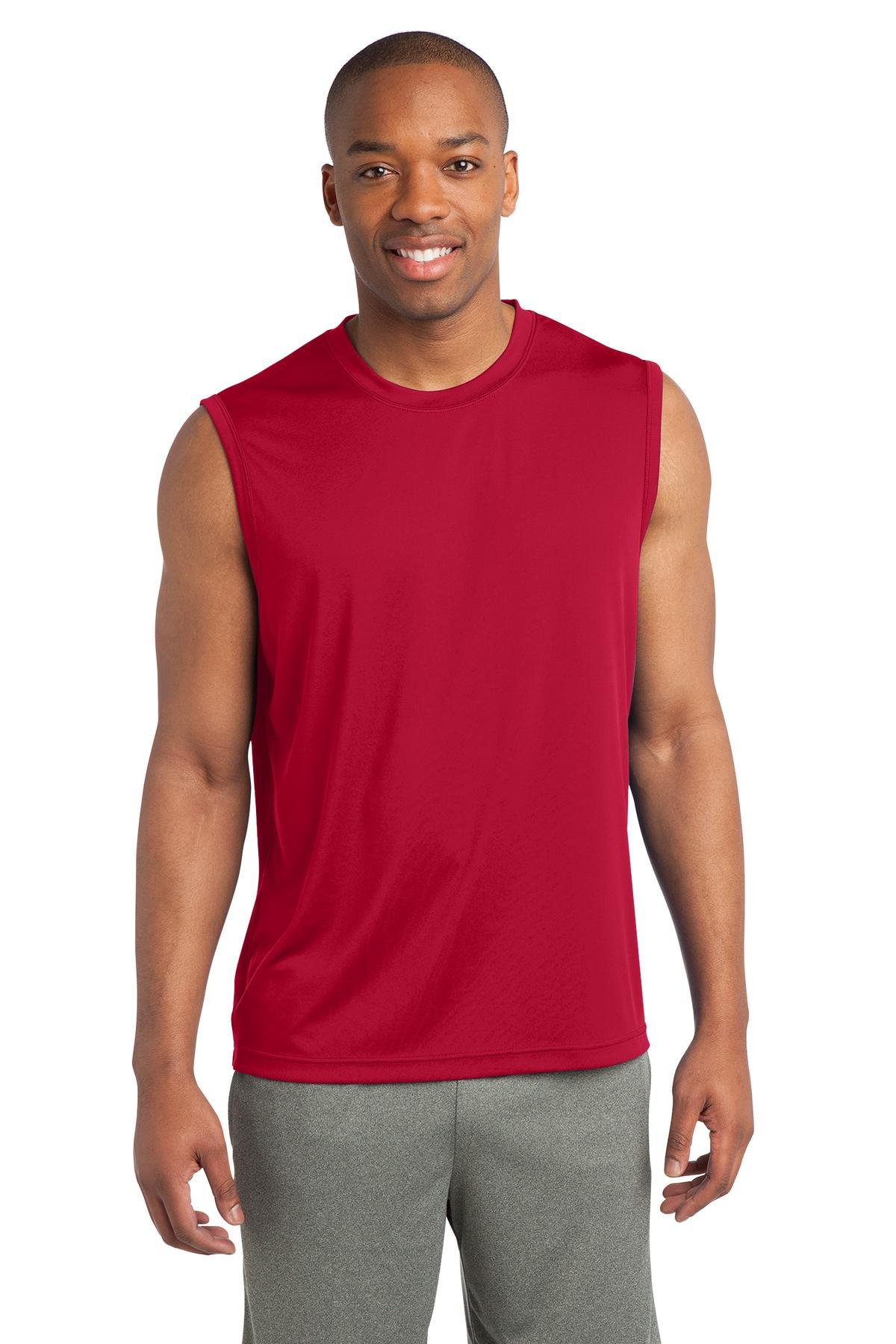 Sport-Tek Sleeveless PosiCharge Competitor Tee 4XL True Red