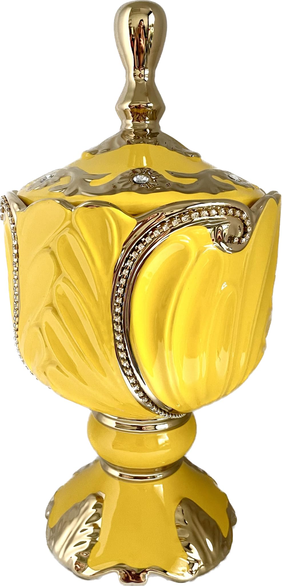 Botanica la marina Sopera de Copa para Ochun con acentos dorados