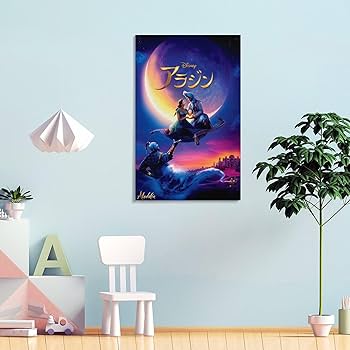 ★訳有★ アラジン 35mmフィルム+ミニポスターマット加工額装 ALADDIN ☆訳有☆ アラジン 35mmフィルム+ミニポスターマット加工額装