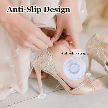 9 Pairs High Heel Protectors, Heel Protectors for Shoes, Shoe Heels Savers, Clear Heel Stoppers, Clear Heel Protectors, High Heel Protectors for Grass Wedding, 3 Sizes