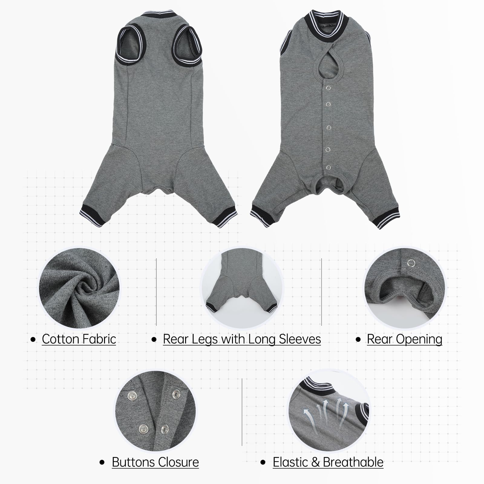 PUMYPOREITY Small Cat Recovery Suit - Image 3