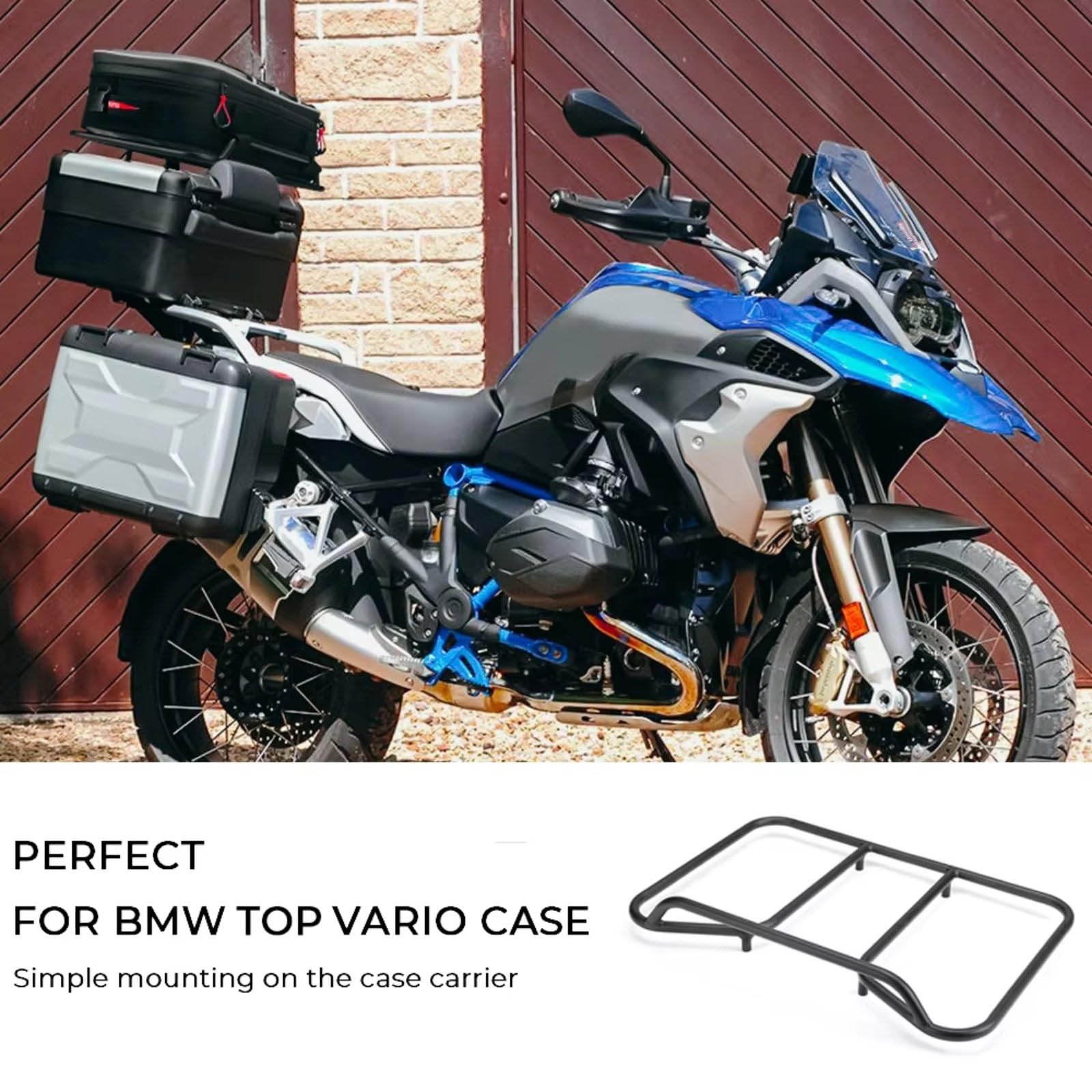 Motociclette portapacchi Per BMW R1200 1250 GS F850GS F750GS R1200GS R1250GS LC Per ADV Per Vario Case Portapacchi Rotaie Bagagli(Type1)