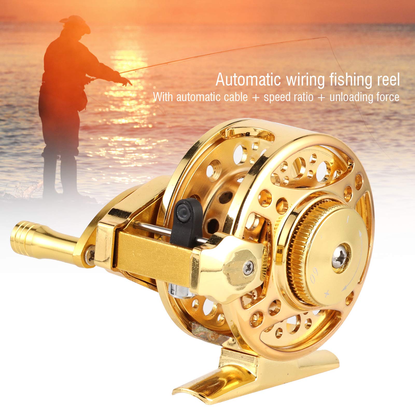 5 bearing reel ice fishing Hand Fishing Reel All Metal Fishing Reel