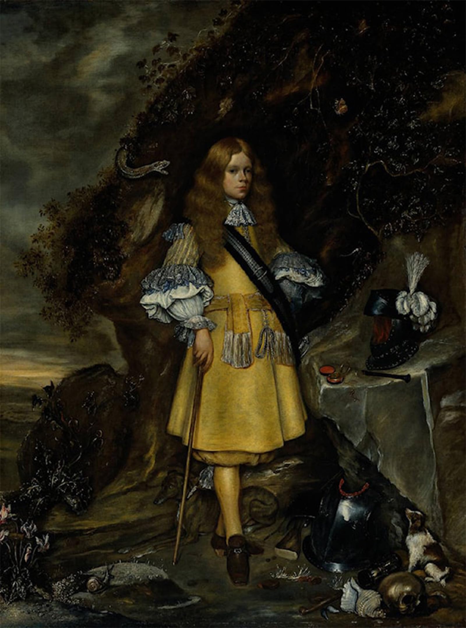 ARTXLXXBN Famous Prints Artwork Pictures Poster Painting Art Memorial Portrait of Moses Ter Borch by Gerard Ter Borch Artwork Landscape Pictures for Home Decor 60x90cm