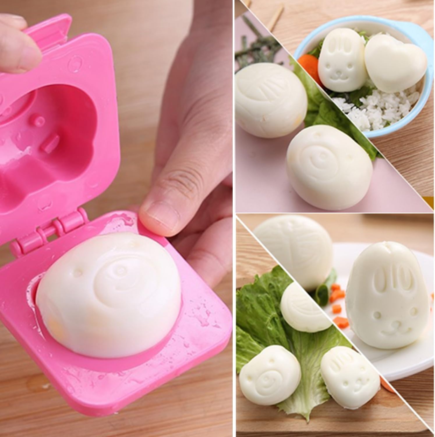 Moules Pour œufs Durs - Étoile, Ours, Lapin, Poisson, Voiture