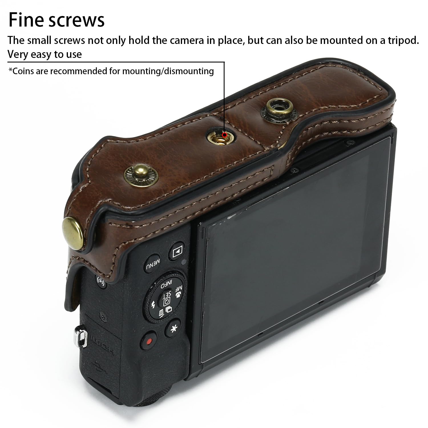 Amazon.com : Hargedis PU Leather Camera Case for Canon Powershot