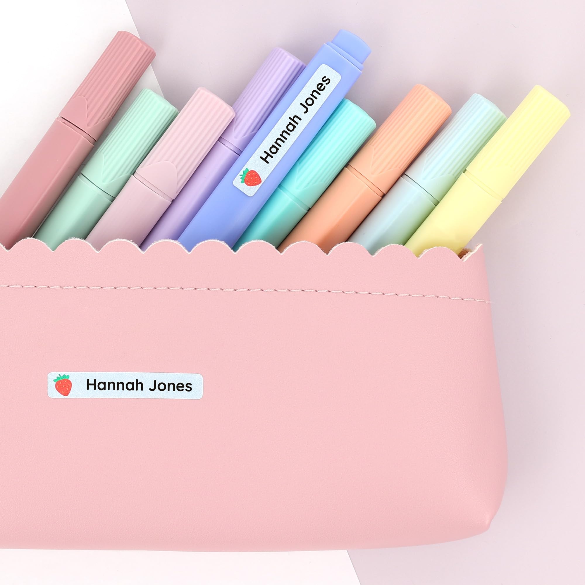 Teddylabels - Personalized Name Labels for School Supplies (75) - Waterproof and Durable Stickers for Pencils, Pen, and Other School Supplies - Image 6