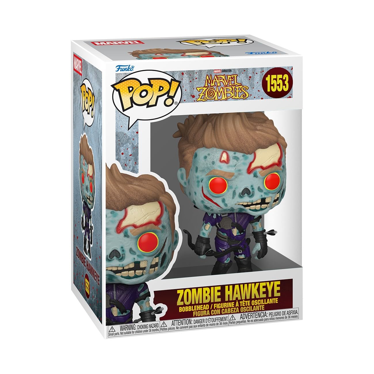Funko POP! Marvel: Marvel Zombies S4  Zombie Hawkeye - Collectable Vinyl Figure - Gift Idea - Official Merchandise - Toys For Kids & Adults - Comic Books Fans - Model Figure for Collectors