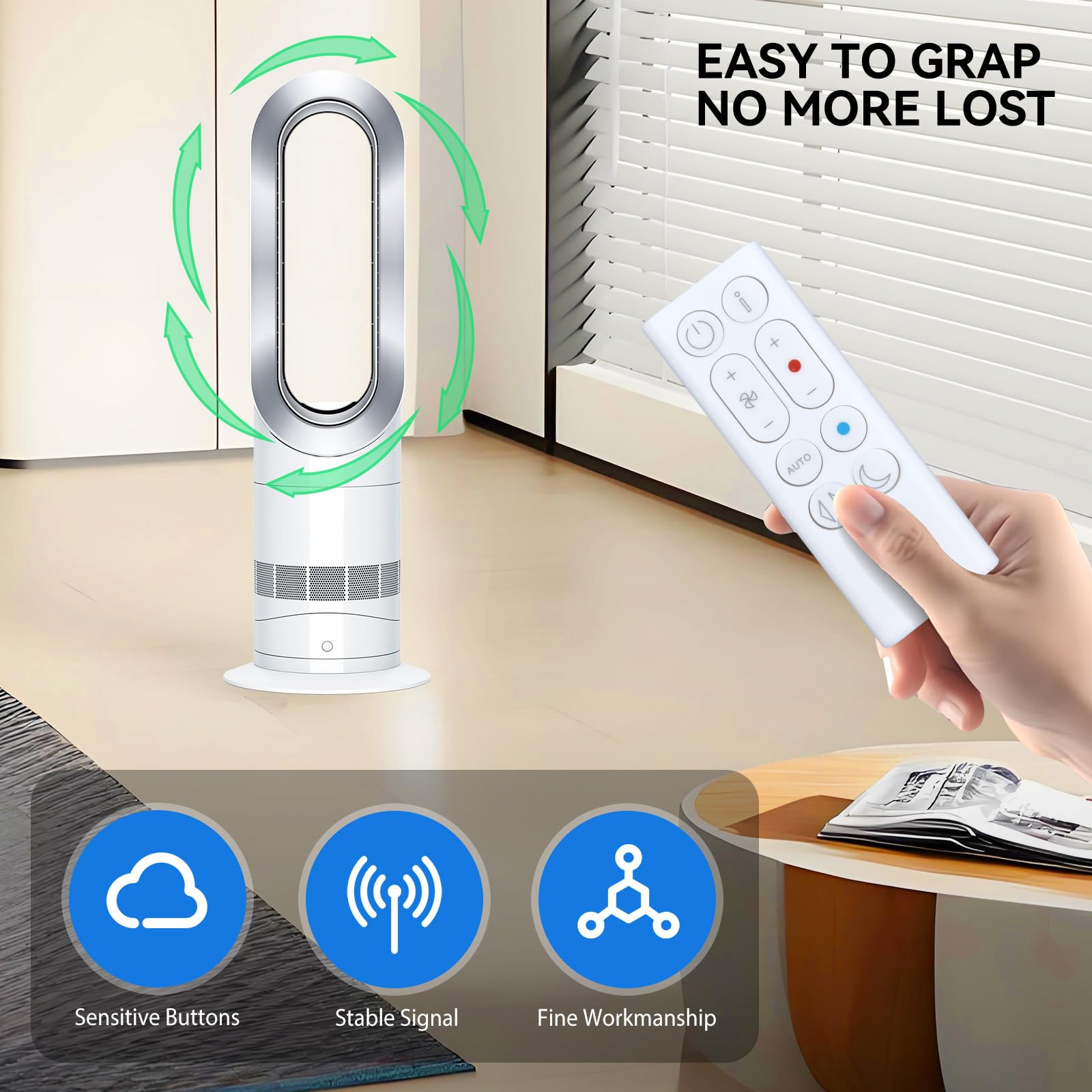 Amazon | HZIME 交換用リモコン Dyson Purifier Hot+Cool Gen1 HP10