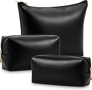 Kigeli Juego de 3 bolsas de maquillaje de cue...