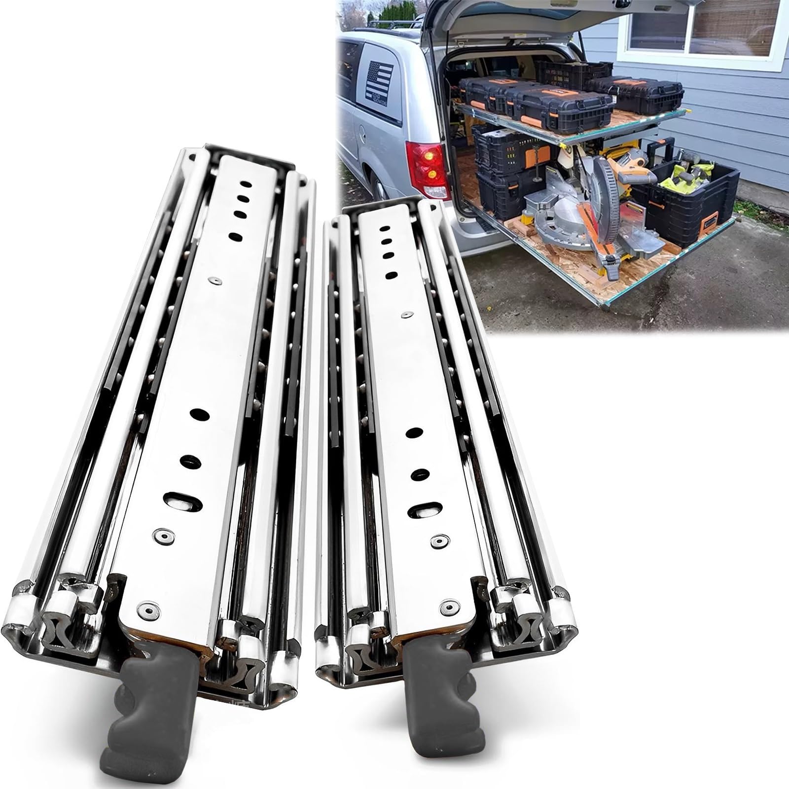 Amazon.co.jp: TLIKYI スライドれーる 重量ロック付き 重量用スライド