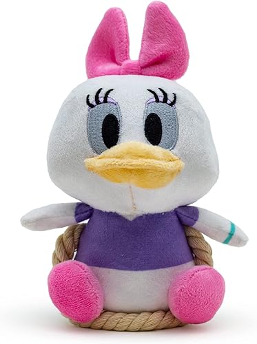 Buckle-Down Disney - Juguete para perros de Disney, Daisy Duck Chibi, juguete para mascotas, peluche con cuerda
