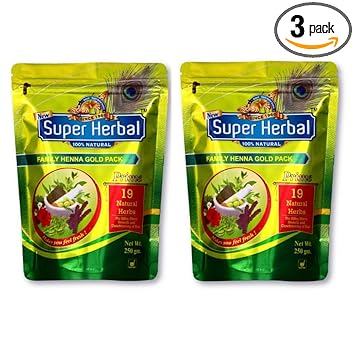 New Super Herbal Herbal Prime Henna -250gms (pack of 2)