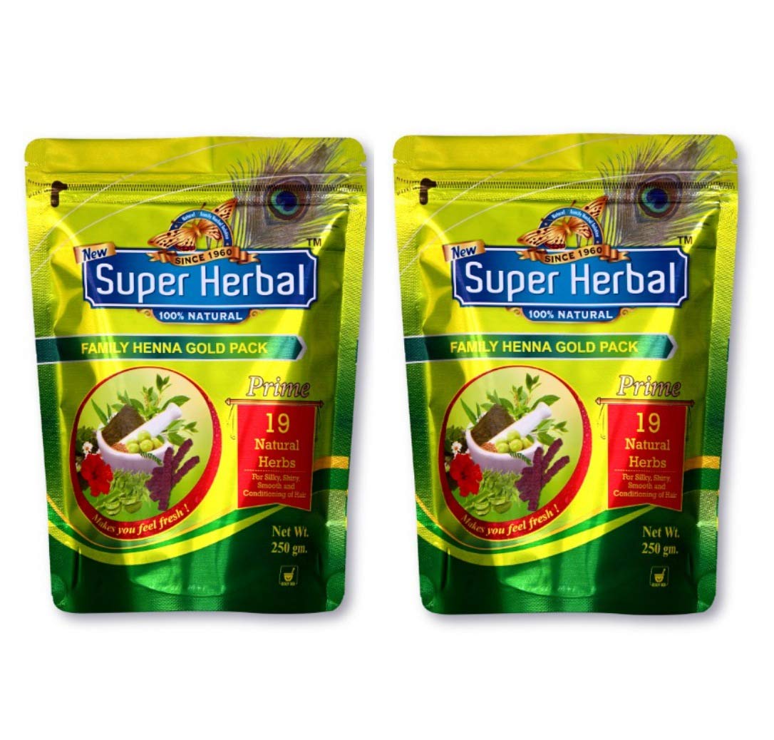 Prime Henna Gold Pack -250gms Natural Mehendi (pack of 2)-image-17