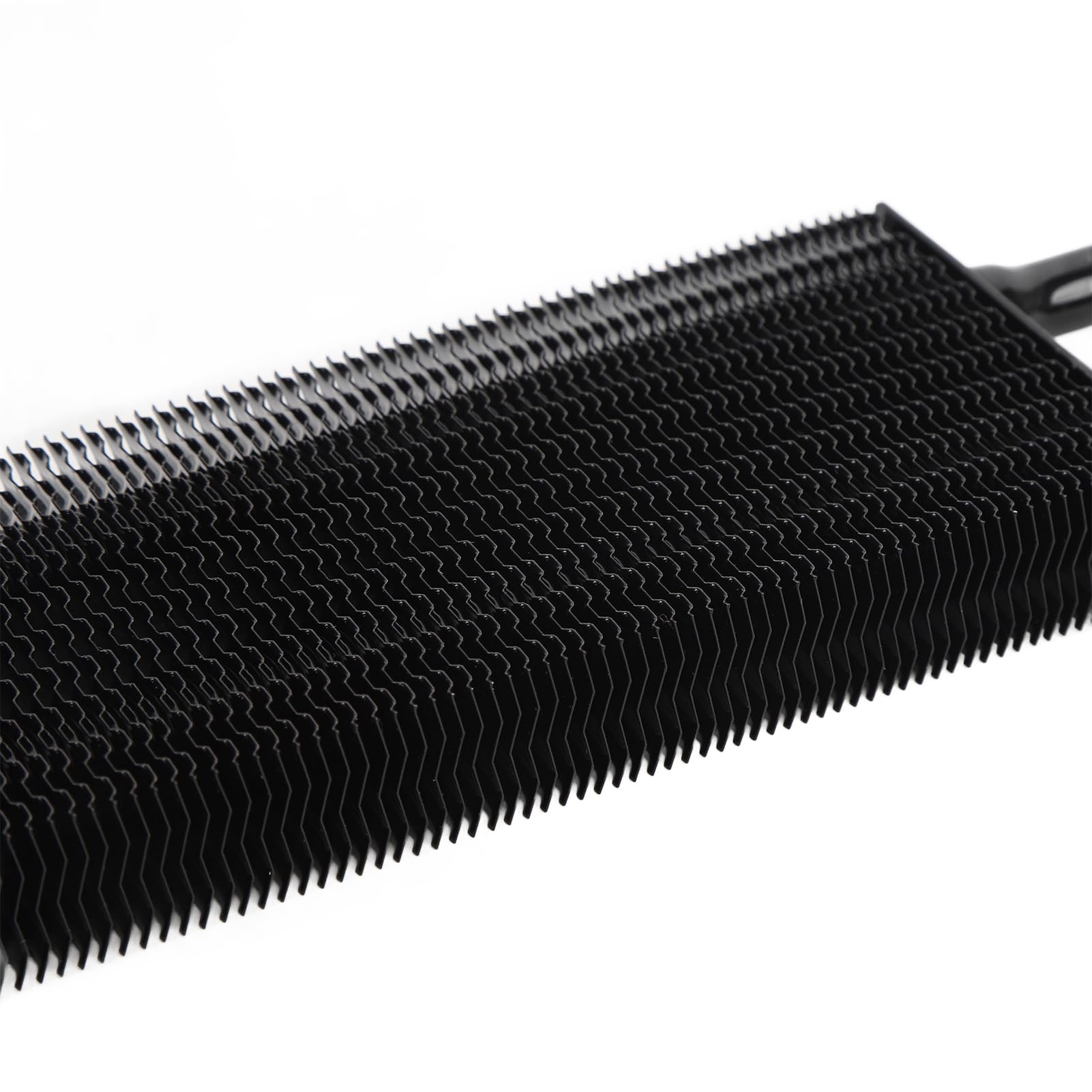 Kit Radiatore Olio Motore Universale a 2 File per Trasmissione, Lega di Alluminio, 233 Mm, con Tubo per Veicolo (Nero)