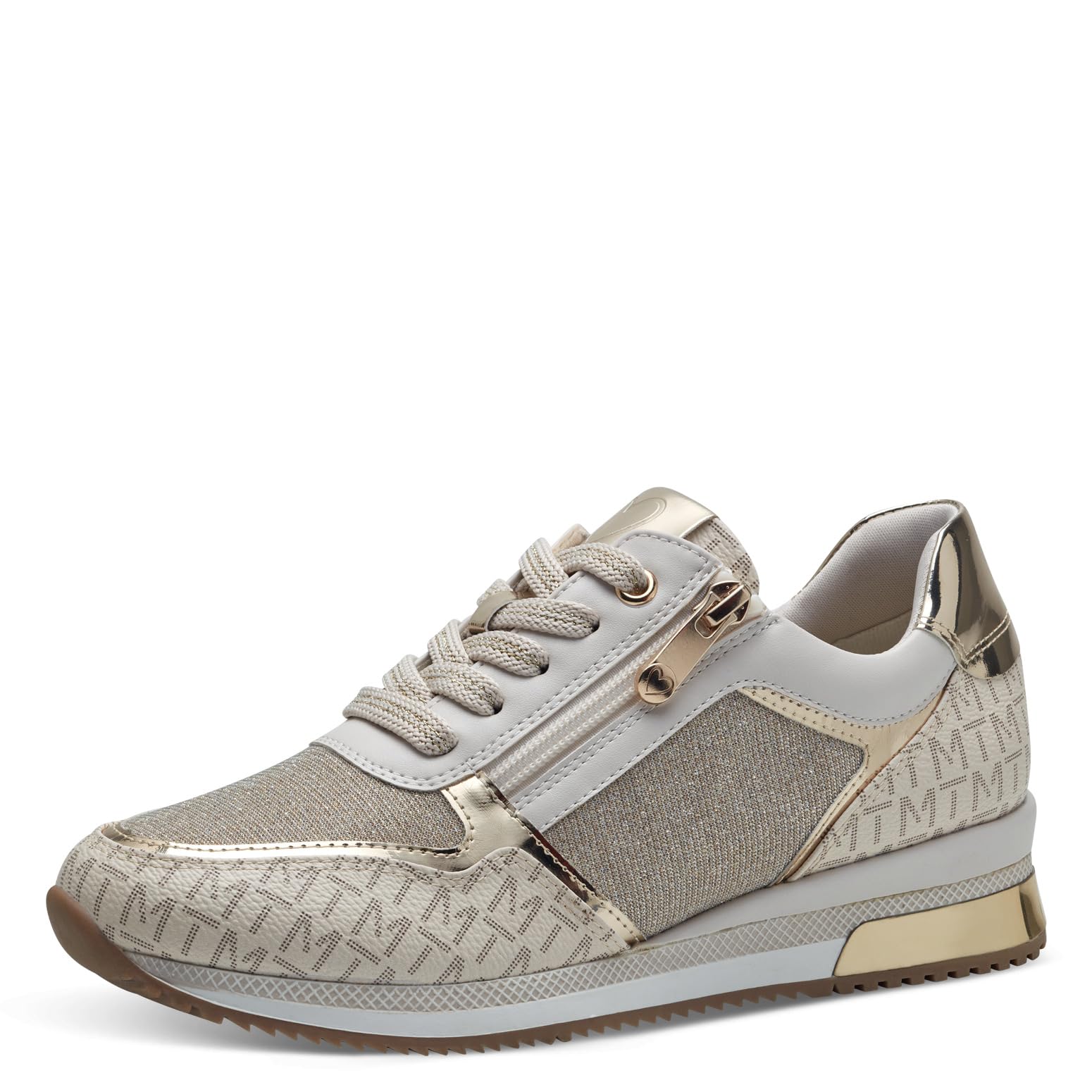 MARCO TOZZI Women's 2-23723-41 Sneaker, Cream Comb, 5.5