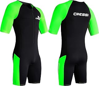 CRESSI Tiburon Man Traje Shorty de Neopreno de 2 mm con Cremallera Frontal YKK, Neopreno y Spandex, Unisex
