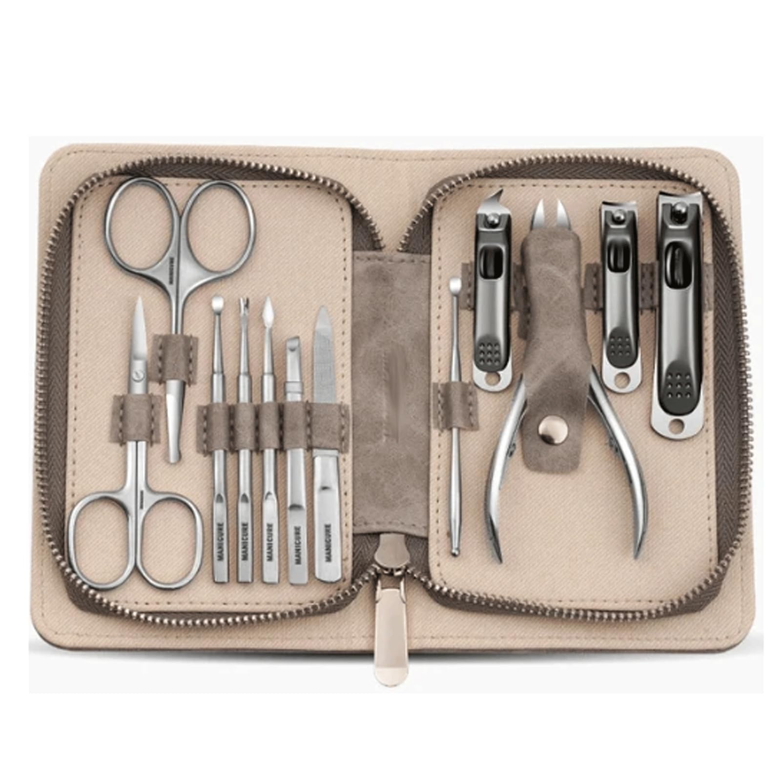 12-in-1-Nagelscheren-Set, Maniküre- und Pediküre-Set, professionelles Nagelset, Körperpflege-Werkzeug für den Reisegebrauch