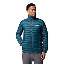 Columbia Powder Pass Hybrid Jacket, Idrorepellenza audace, Isolamento ecologico, Pannelli flessibili, struttura traspirante, Orlo regolabile – da uomo