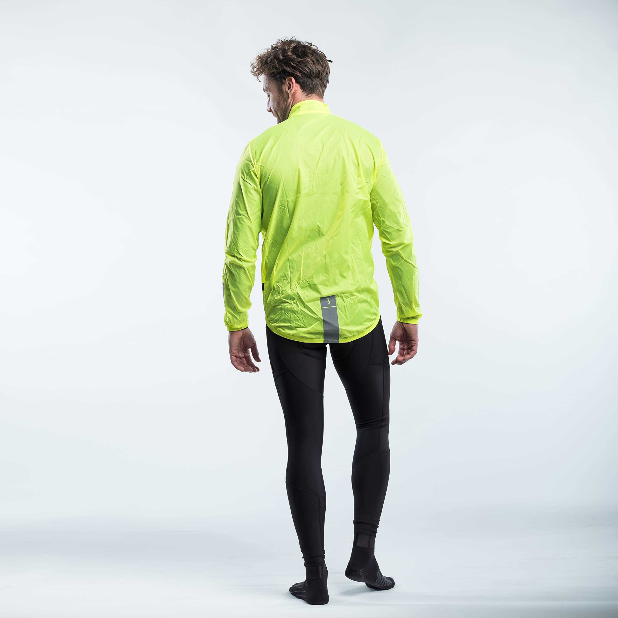 BBB Baseshield – Pluie de Cyclisme pour Homme, Jaune néon