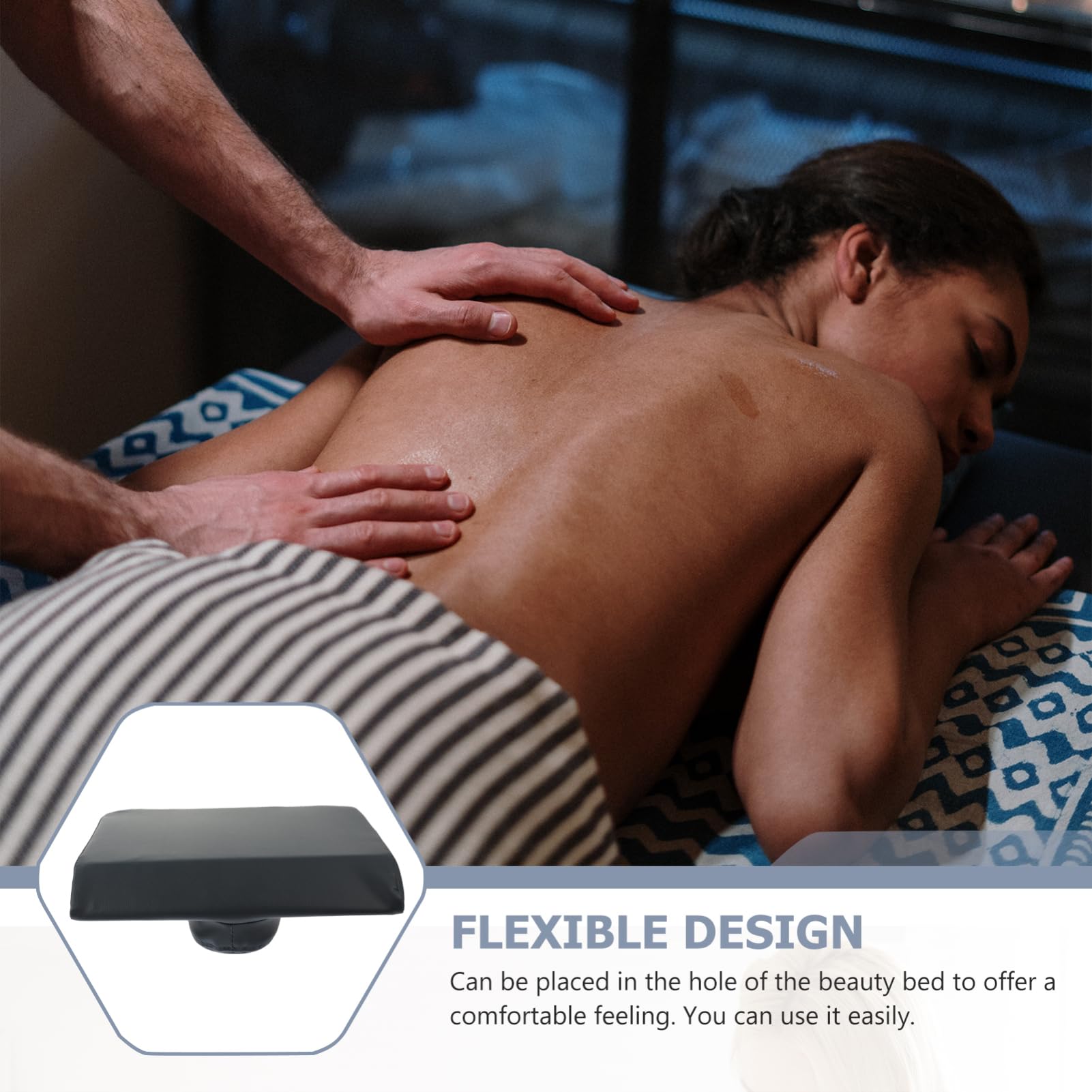 MUSISALY Massage Face Pillow Massage Table Headrest Pillow Spa Table Head Rest Beauty Salon Supplies