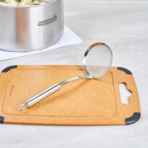 Miniatura 3 de Restaurantware - Tamiz de malla estándar alemán de 3.9 pulgadas, 1 colador de malla fina con mango - Tamiz ultra duradero, lavavajillas, colador de