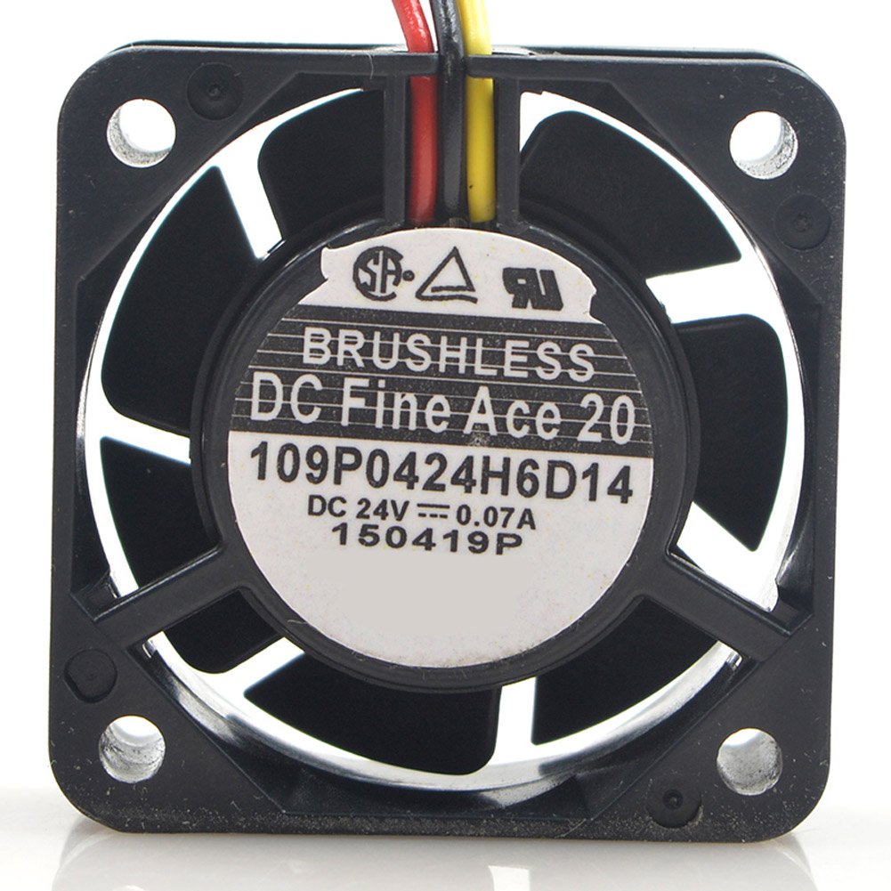 109P0424H6D14 DC 24v 0.07A 3Wire 3Pin Numerical Control Machine Tool Inverter Fan